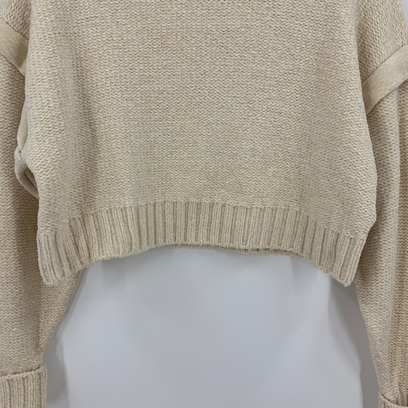 Urban Outfitters Daria Double Take Chenille Sweater in Cream - Picture 5 of 13